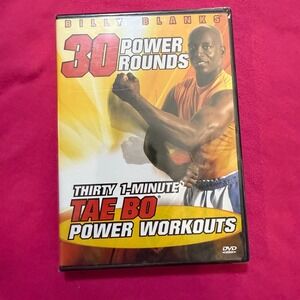 Billy Blanks Tae Bo Power Rounds 30 Thirty Minute‎ Workout DVD Fitness